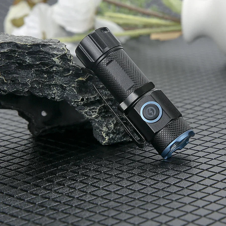 P50 Powerful Mini LED Flashlight Aluminium Alloy Torch Type-C Rechargeable 16340 Battery With Tail Magnet Flashlight
