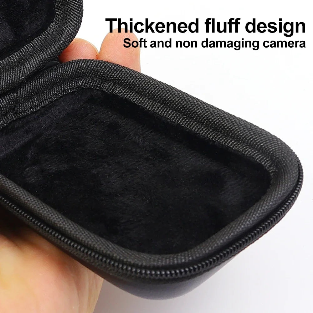Hard EVA Case For GoPro Hero 12 11 10 9 Storage Bag with Hook Protective Shell Cover for DJI Action4/3 Portable Carrying Bag