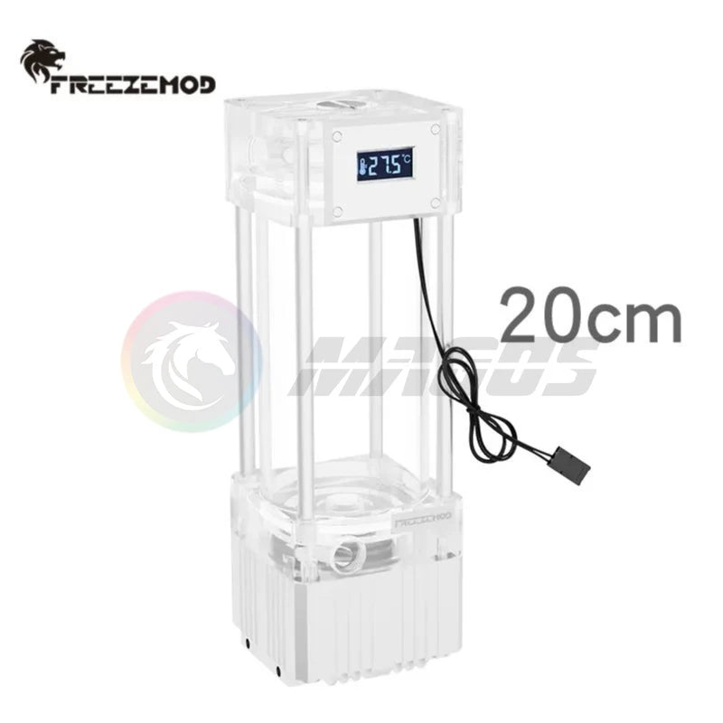 FREEZEMOD AIO Pump+Reservoir kit integrated With Temperature Display VA LCD Screen Temperature Water Tank Combo PUB-FS6WX
