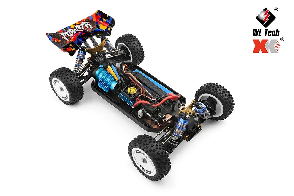 WLtoys 124017 75KM/H 4WD RC Car Professional Monster Truck High Speed Drift Racing Remote Control Cars Children's Toys for Boys