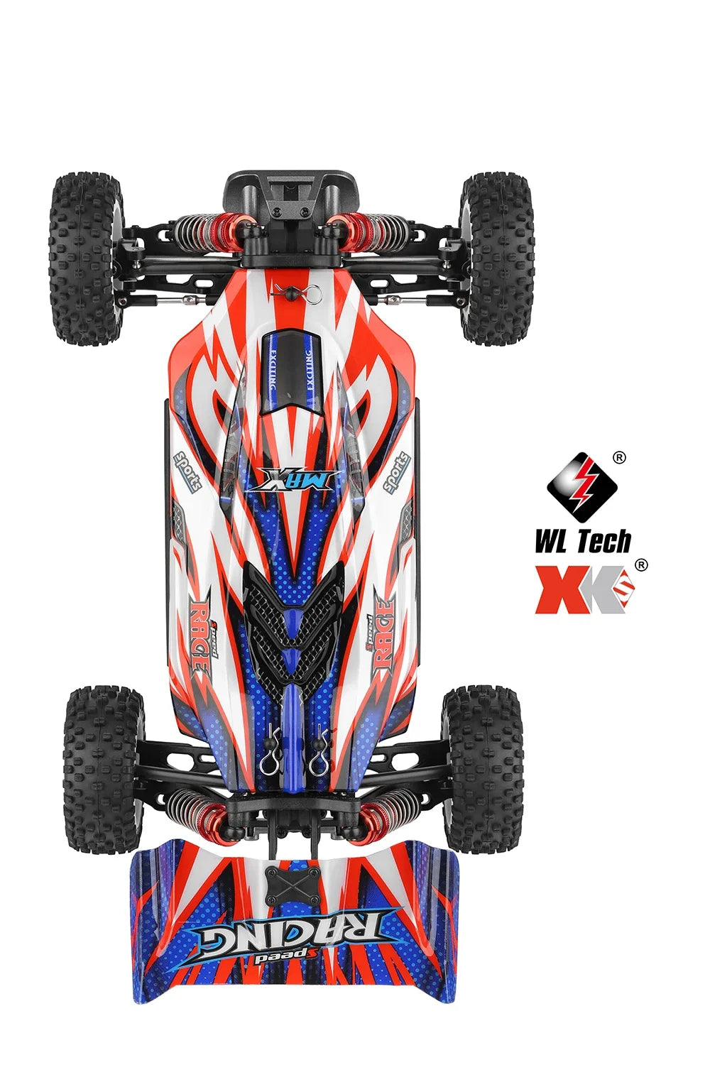 WLtoys 124017 75KM/H 4WD RC Car Professional Monster Truck High Speed Drift Racing Remote Control Cars Children's Toys for Boys