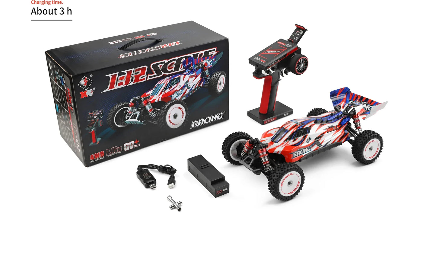 WLtoys 124017 75KM/H 4WD RC Car Professional Monster Truck High Speed Drift Racing Remote Control Cars Children's Toys for Boys