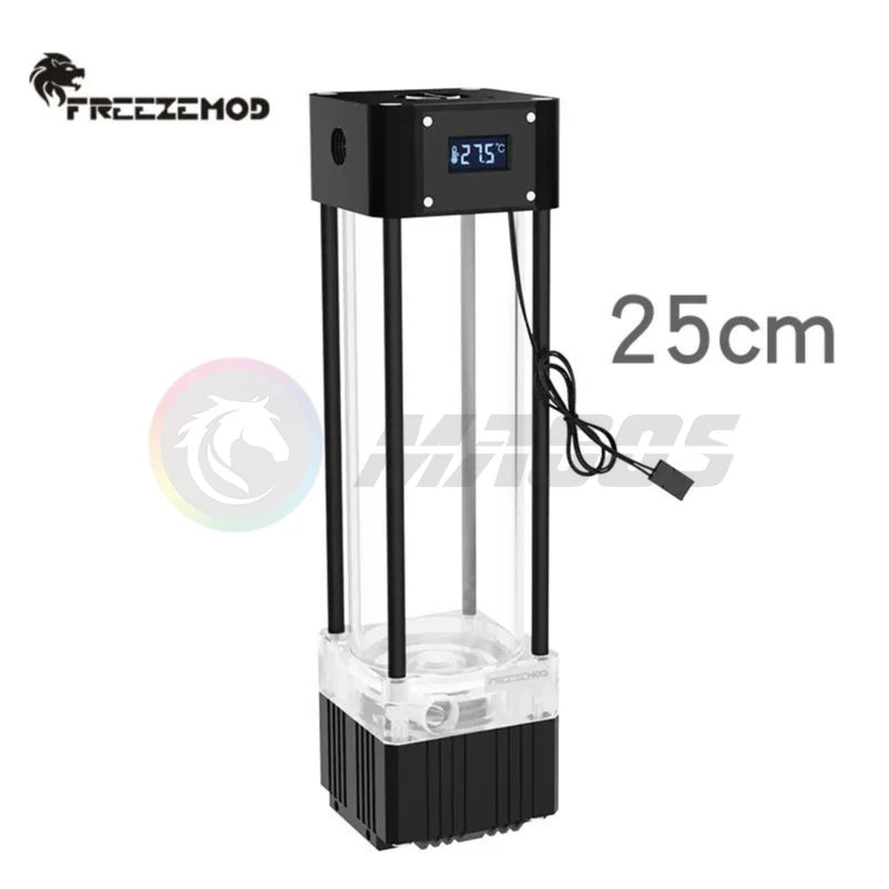 FREEZEMOD AIO Pump+Reservoir kit integrated With Temperature Display VA LCD Screen Temperature Water Tank Combo PUB-FS6WX
