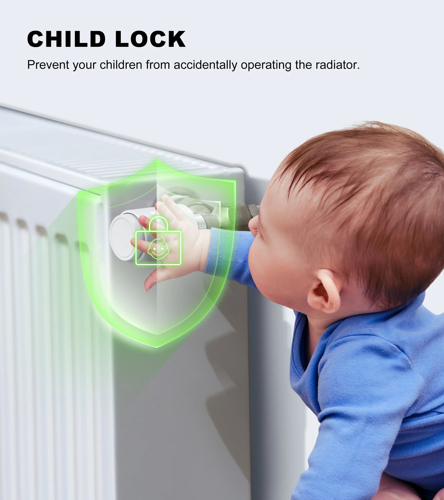 GIRIER Tuya ZigBee Thermostatic Radiator Valve Smart Home Thermostat Radiator TRV Programmable Temperature Controller Work Alexa