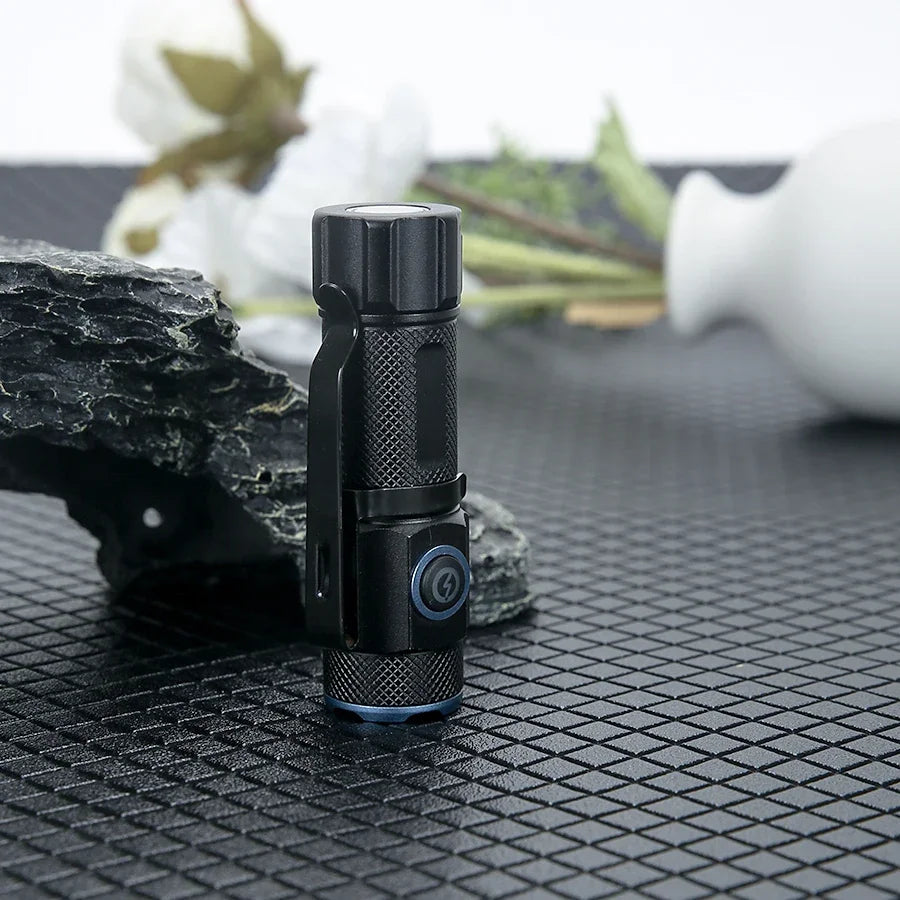 P50 Powerful Mini LED Flashlight Aluminium Alloy Torch Type-C Rechargeable 16340 Battery With Tail Magnet Flashlight