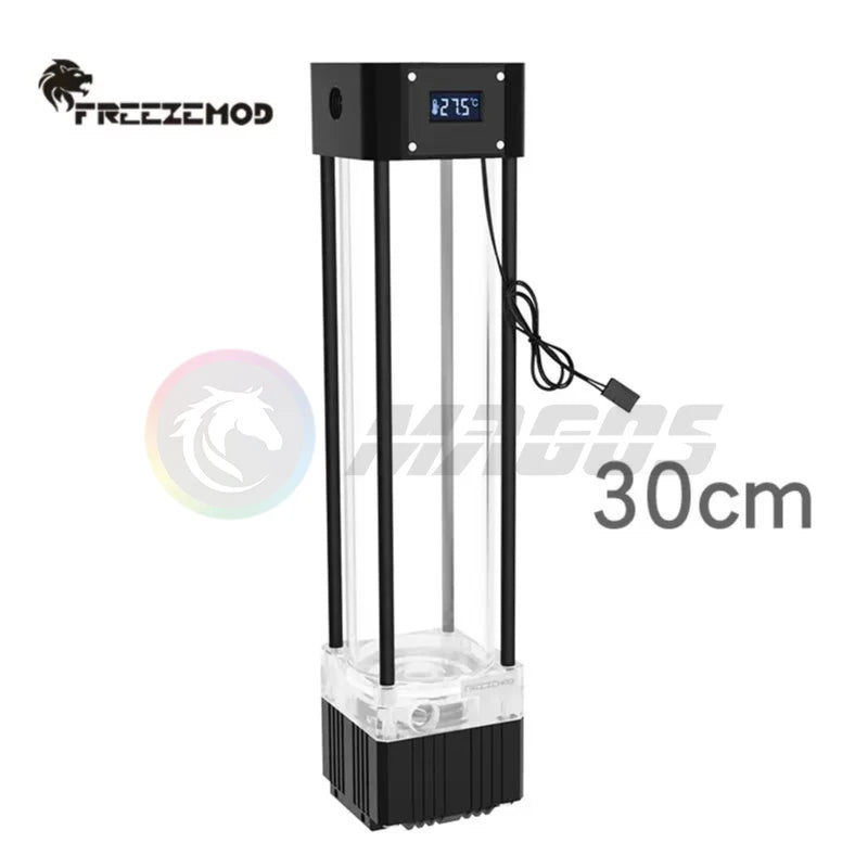 FREEZEMOD AIO Pump+Reservoir kit integrated With Temperature Display VA LCD Screen Temperature Water Tank Combo PUB-FS6WX