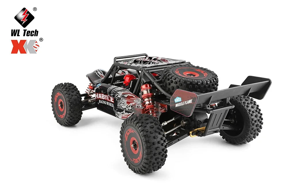 WLtoys 124017 75KM/H 4WD RC Car Professional Monster Truck High Speed Drift Racing Remote Control Cars Children's Toys for Boys