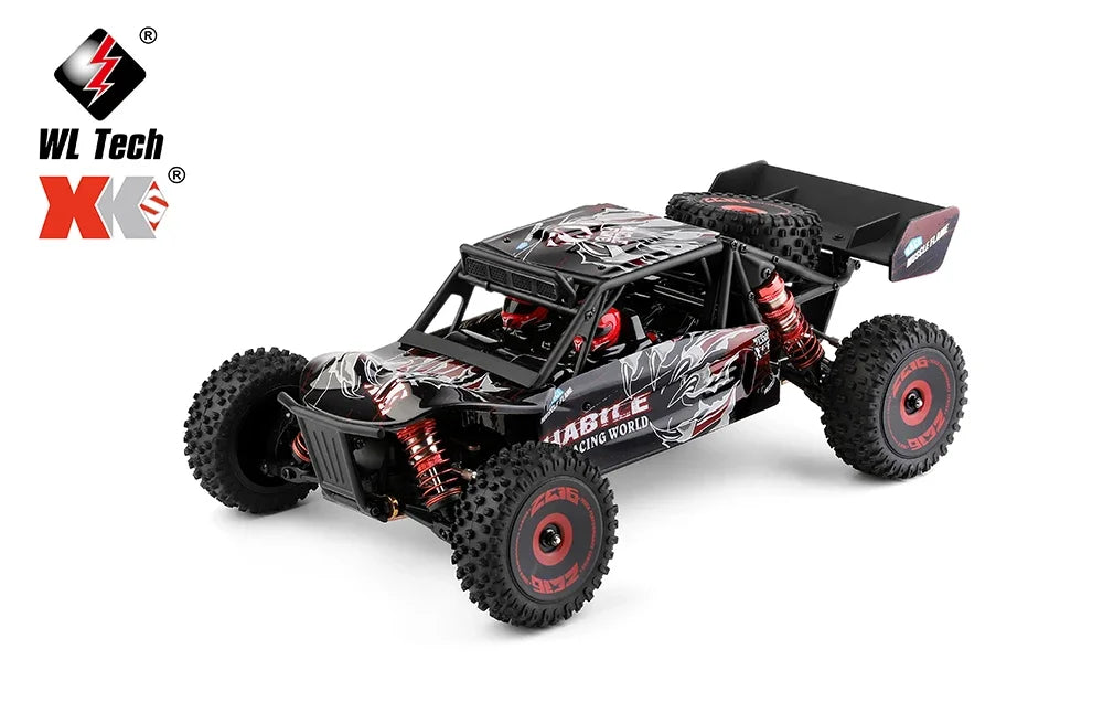 WLtoys 124017 75KM/H 4WD RC Car Professional Monster Truck High Speed Drift Racing Remote Control Cars Children's Toys for Boys