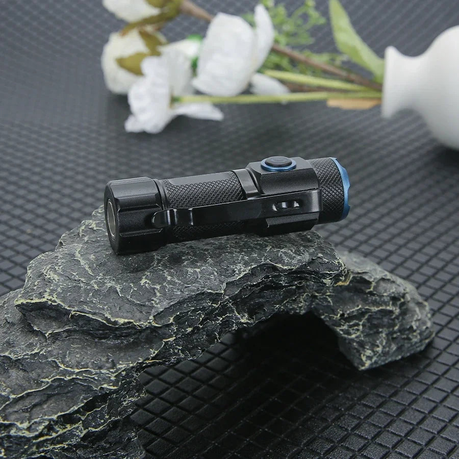 P50 Powerful Mini LED Flashlight Aluminium Alloy Torch Type-C Rechargeable 16340 Battery With Tail Magnet Flashlight