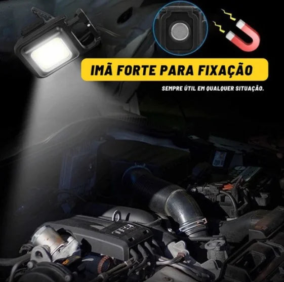 Mini Flashlight With LED Portable/USB Rechargeable 3 Modes Light Keychain Flashlights And Bottle Opener/Emergency