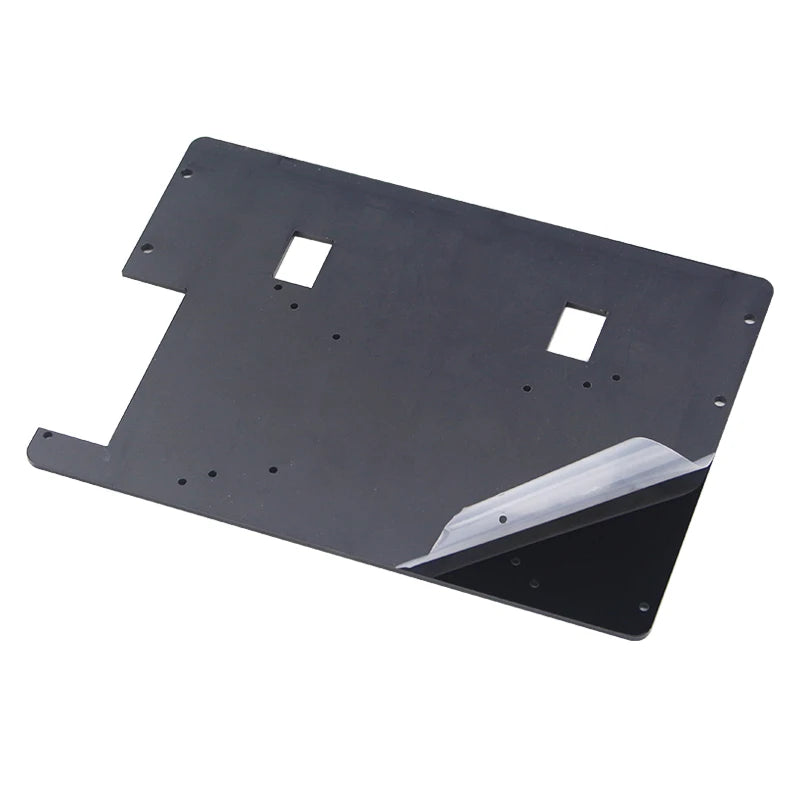 Raspberry Pi 4 Touch Screen Acrylic Case for 7 Inch Display Holder Case Black Monitor Bracket for Raspberry Pi 4B/3B+/3B LCD