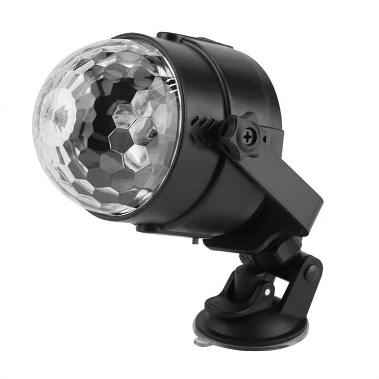 RGB Disco Ball Party Lights DJ Disco Light LED Projector Strobe Lamps Birthday Party Car Club Bar Karaoke Xmas Sound Lights 2024