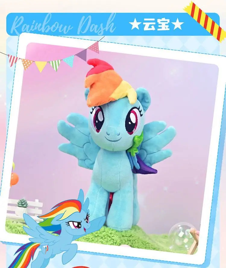 30/40/50cm Anime My Little Pony Prototype Plush Doll Anime Soft Pillow Girl Heart Fluttershy Sofa Ornaments Children'S Toys Gift