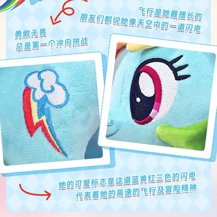 30/40/50cm Anime My Little Pony Prototype Plush Doll Anime Soft Pillow Girl Heart Fluttershy Sofa Ornaments Children'S Toys Gift