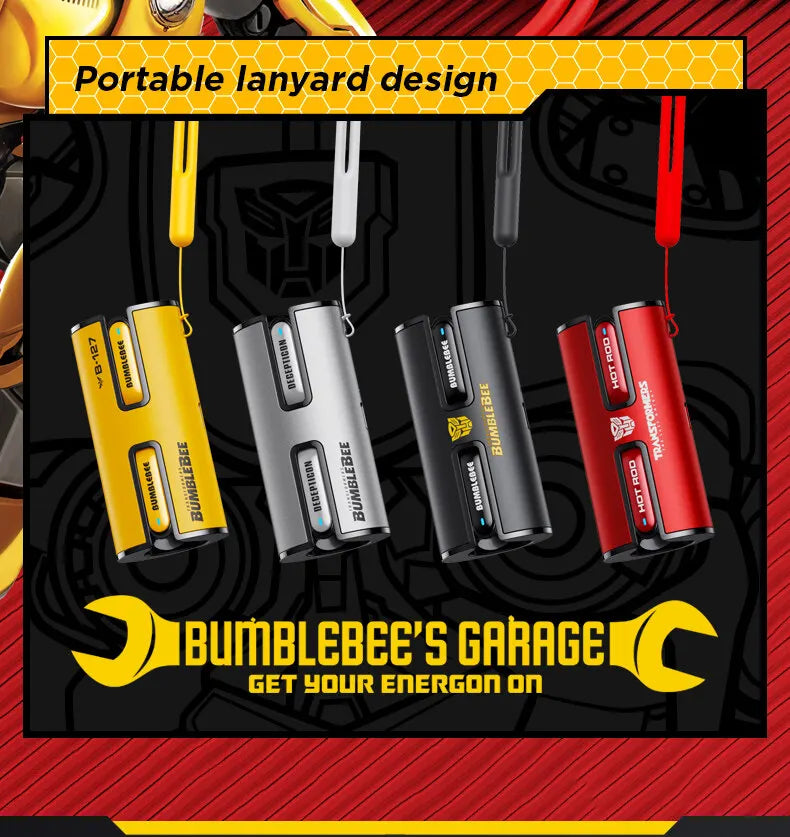 Transformers TF-T02 Earphones Bluetooth 5.3 Wireless TWS Sport Headphones Gaming Headset Dual Modes with Mic Cool Earbuds