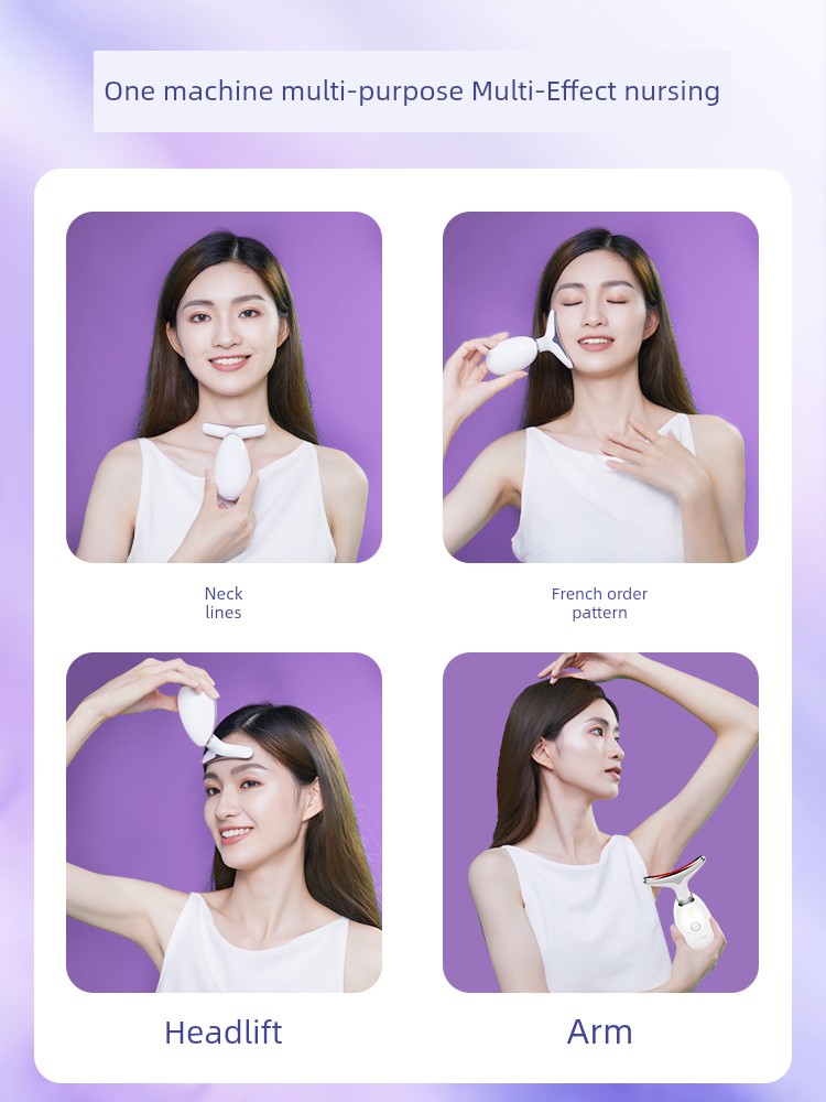 Vlvee French Neck Pattern Massager Lifting Beauty Instrument