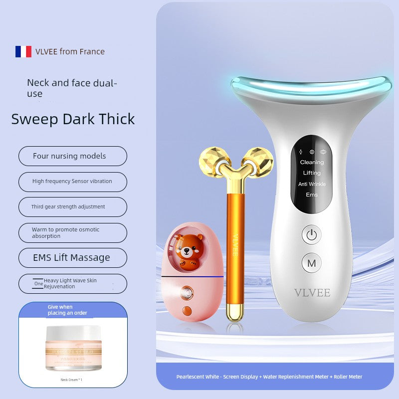 Vlvee French Neck Pattern Massager Lifting Beauty Instrument