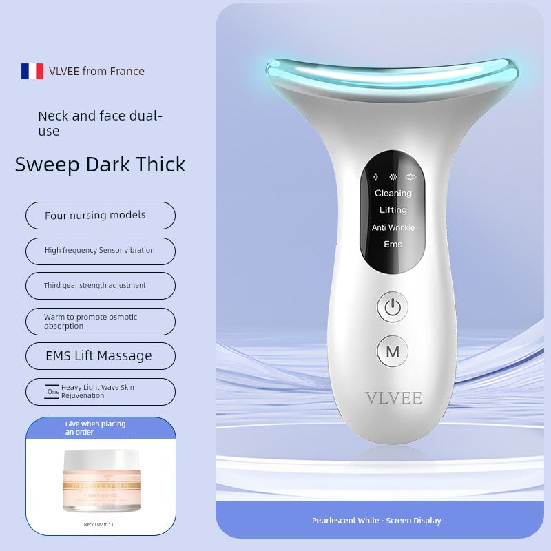 Vlvee French Neck Pattern Massager Lifting Beauty Instrument