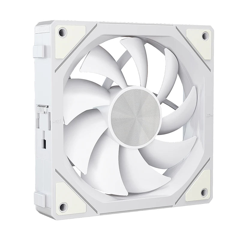 TEUCER JM-5 Wireless Cooling Fan Kit ARGB Light Effect 800-2000RPM Case Fan Compatible with 240 360 Water Cooling Radiator
