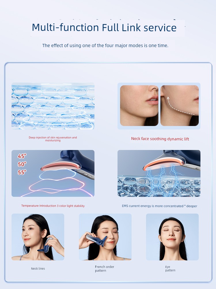 Konka Beauty Instrument Fade French Lines Neck Lines Lifting For Home Facial Massage Instrument Facial Firming Inductive Therapeutical Instrument