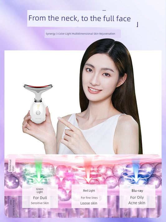 Vlvee French Neck Pattern Massager Lifting Beauty Instrument