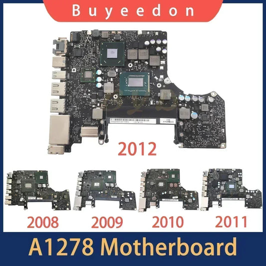 Original A1278 Motherboard For Macbook Pro 13" A1278 Logic Board 2008 2009 2010 2011 2012 Years Tested Good