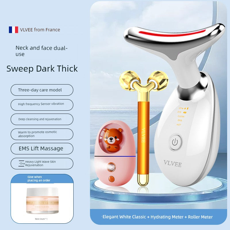 Vlvee French Neck Pattern Massager Lifting Beauty Instrument