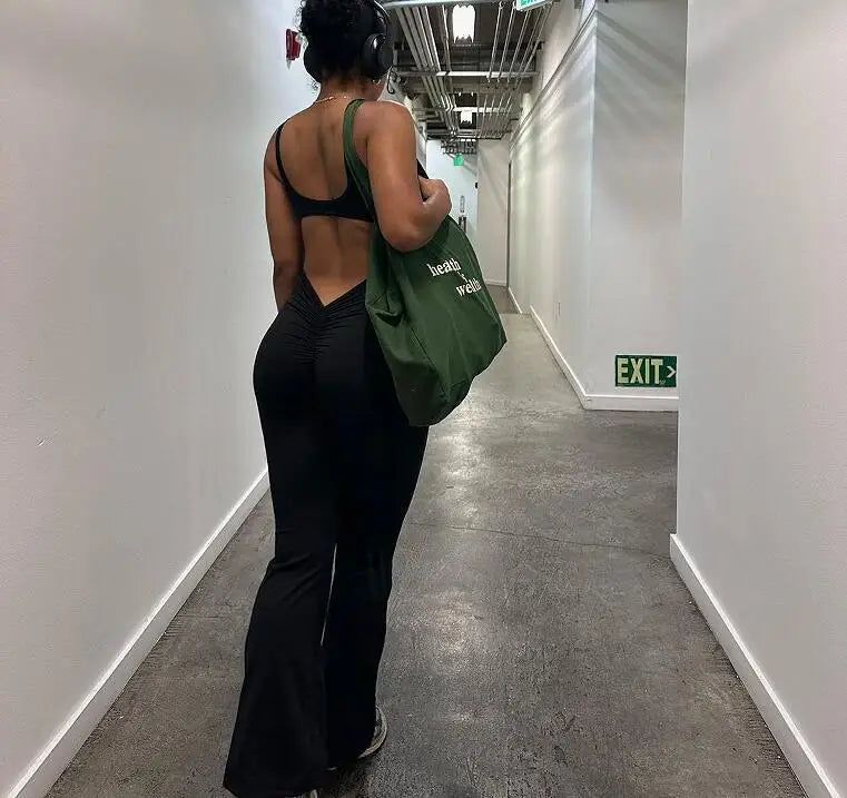 Women Sports Training Yoga Jumpsuit Suit Sportswear Gym One piece Woman Fitness Rompers Stretch Female Push Up Workout Bodysuits
