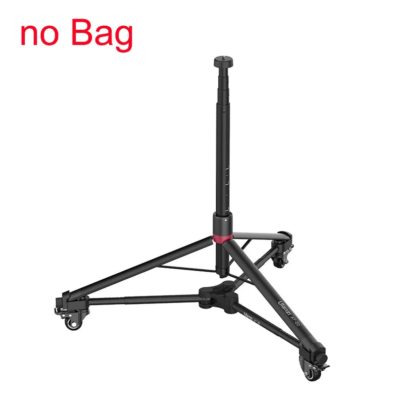 Ulanzi AT-02 Portable Tripod Dolly Kit Quick-moving Tripod Light Stand for Camera Fill Light for Vlog Video Recording