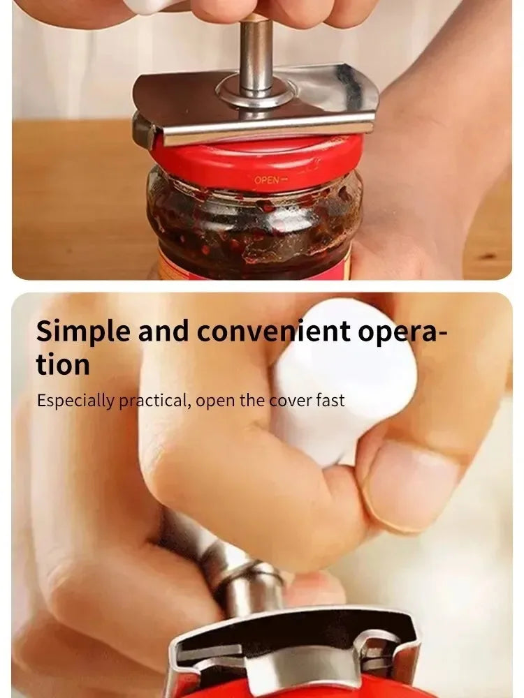 Kitchen Gadgets Capping Tool Can Opener Glass Can Opener Portable Lid Opener Adjustable Can Opener Glasses Jar Lid Opener