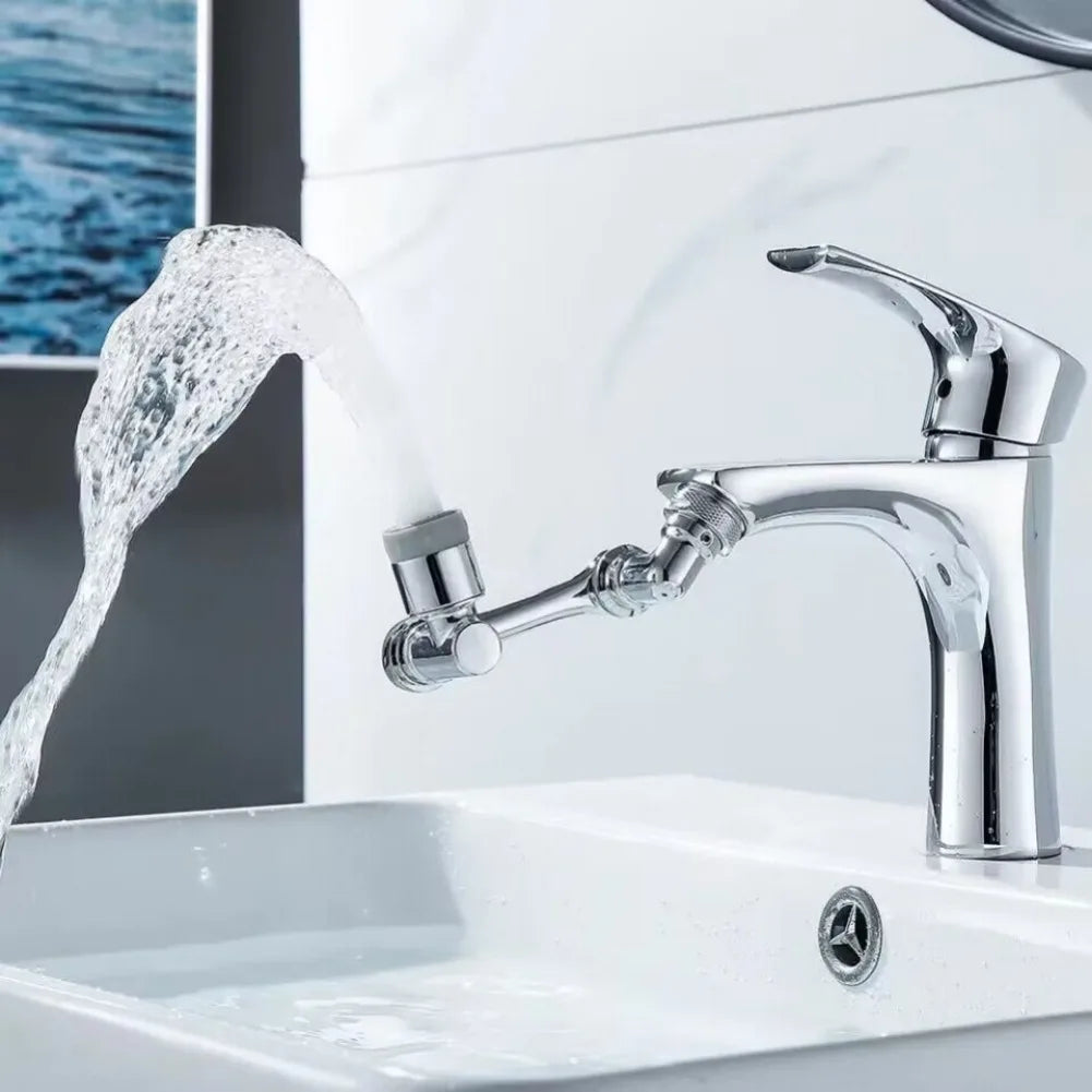 New Universal Metal Copper Faucet Spray Head Tap Extension 1440° Rotation Kitchen Faucet Aerator Extender 1080° Sink Sprayer