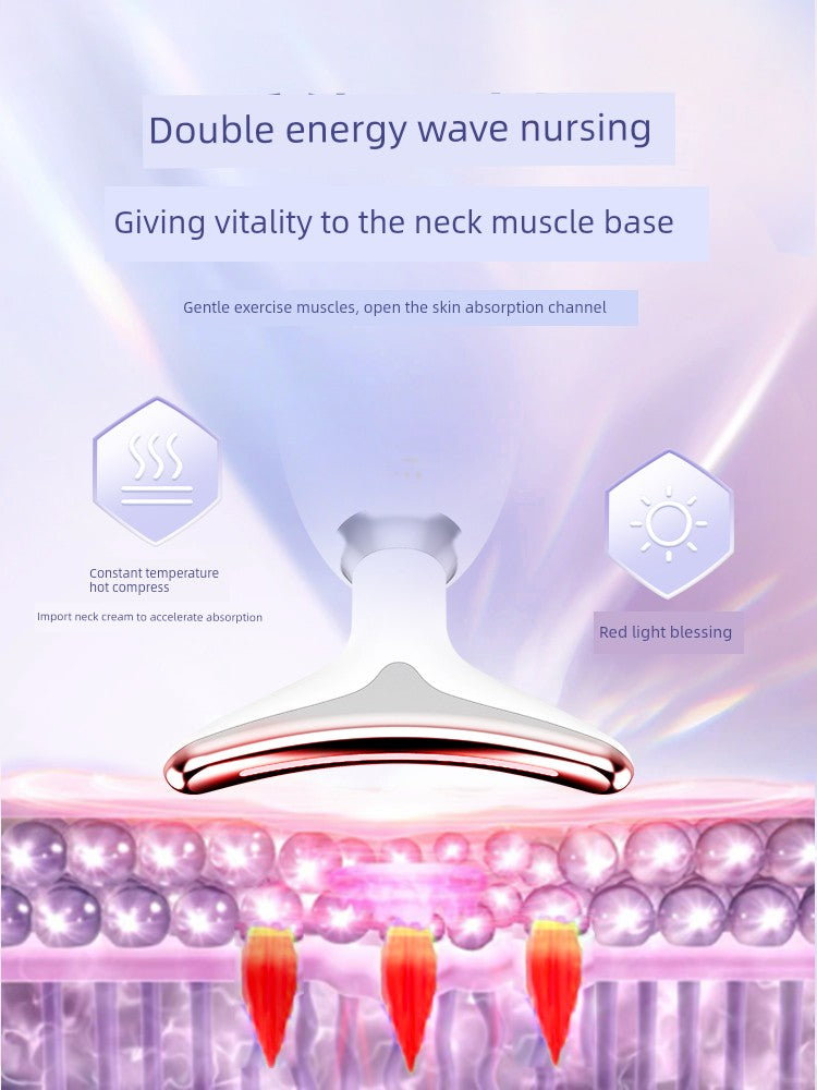 Vlvee French Neck Pattern Massager Lifting Beauty Instrument