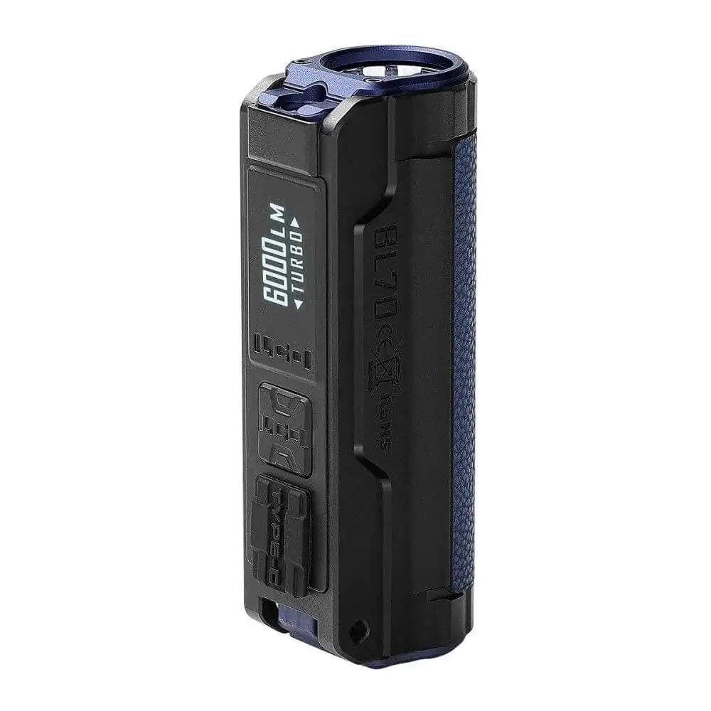 IMALENT BL70 Powerful EDC Lamp 6000 Lumen Flashlight XHP70 HI LED Type-C Rechargeable Dual Light Source Pocket Torch Flashlights