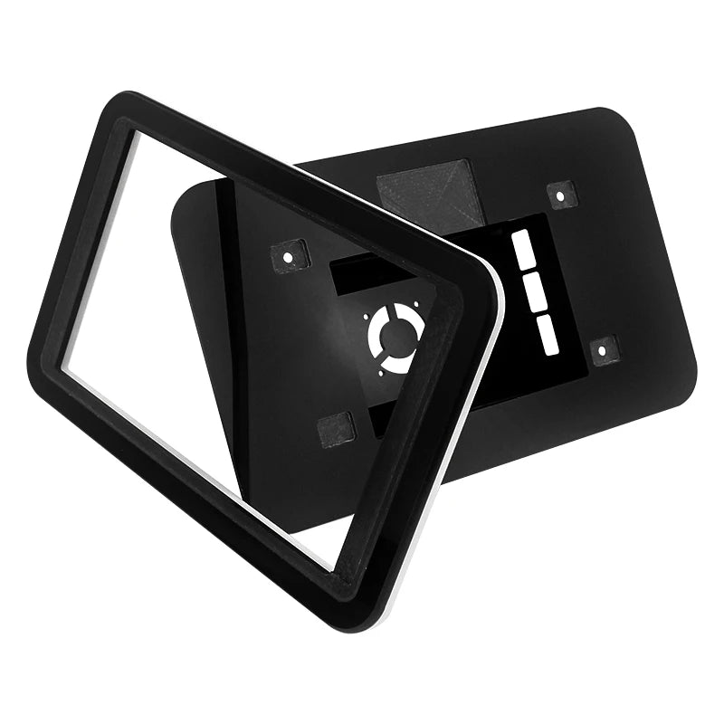 Raspberry Pi 4 Touch Screen Acrylic Case for 7 Inch Display Holder Case Black Monitor Bracket for Raspberry Pi 4B/3B+/3B LCD