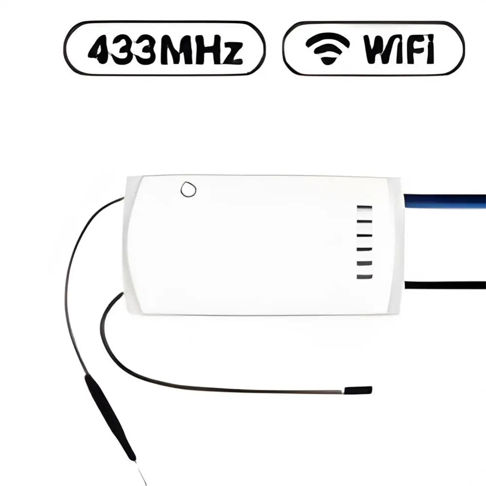 With Sensor WiFi Smart Switch WTS01 RJ9 4P4C Temperature Humidity Detector Monitor Remote Control Work With Google Home Alexa