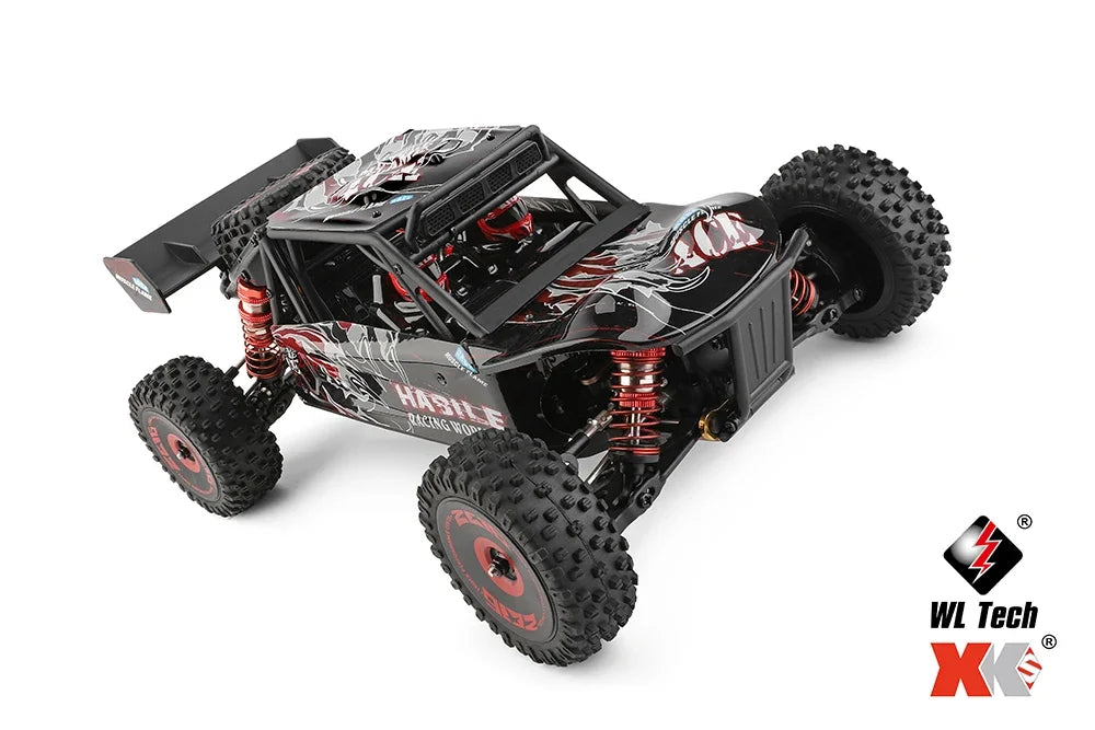 WLtoys 124017 75KM/H 4WD RC Car Professional Monster Truck High Speed Drift Racing Remote Control Cars Children's Toys for Boys